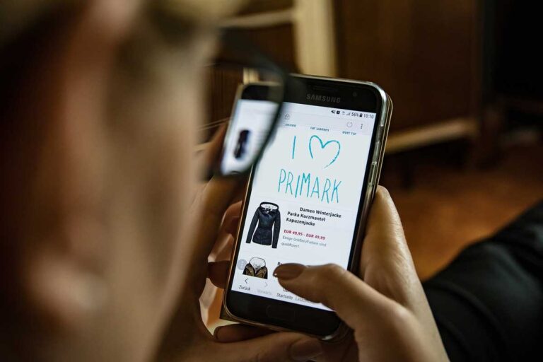 Primark E-Commerce, Online, Shopping, Onlinehandel