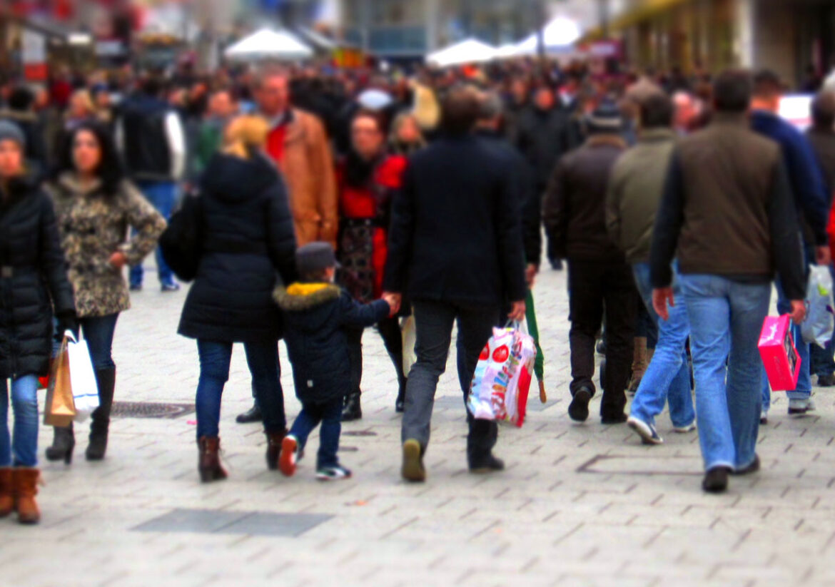 Shopping, Fußgängerzone