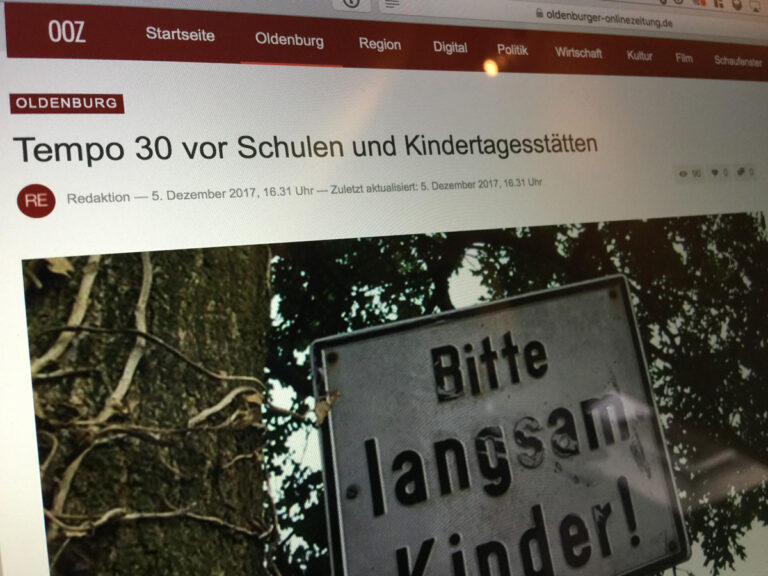 Tempolimit 30 Oldenburg