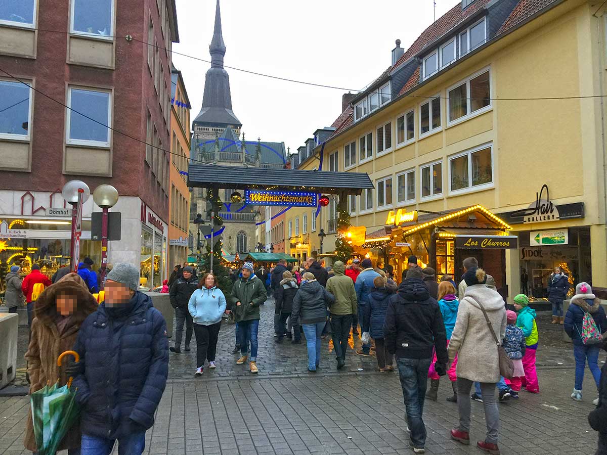 Terrorsperre, Weihnachtsmarkt Osnabrück