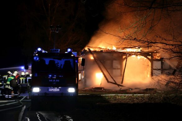 Feuerwehr Melle bei Osnabrück im Großeinsatz