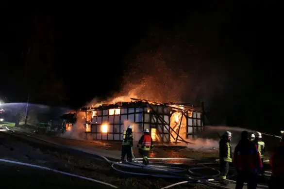 Feuerwehr Melle bei Osnabrück im Großeinsatz