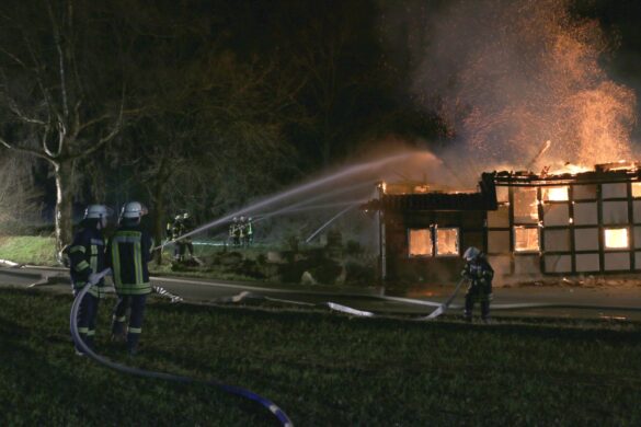 Feuerwehr Melle bei Osnabrück im Großeinsatz