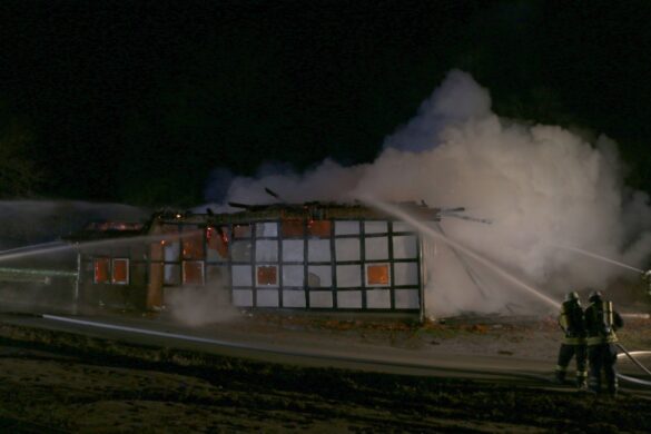 Feuerwehr Melle bei Osnabrück im Großeinsatz