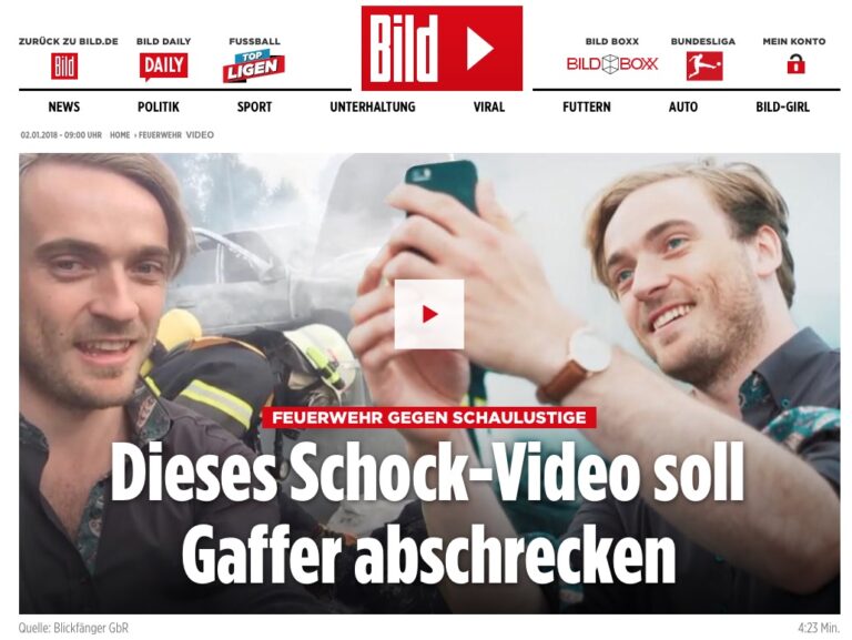 Schock-Video aus Osnabrück, Gaffer