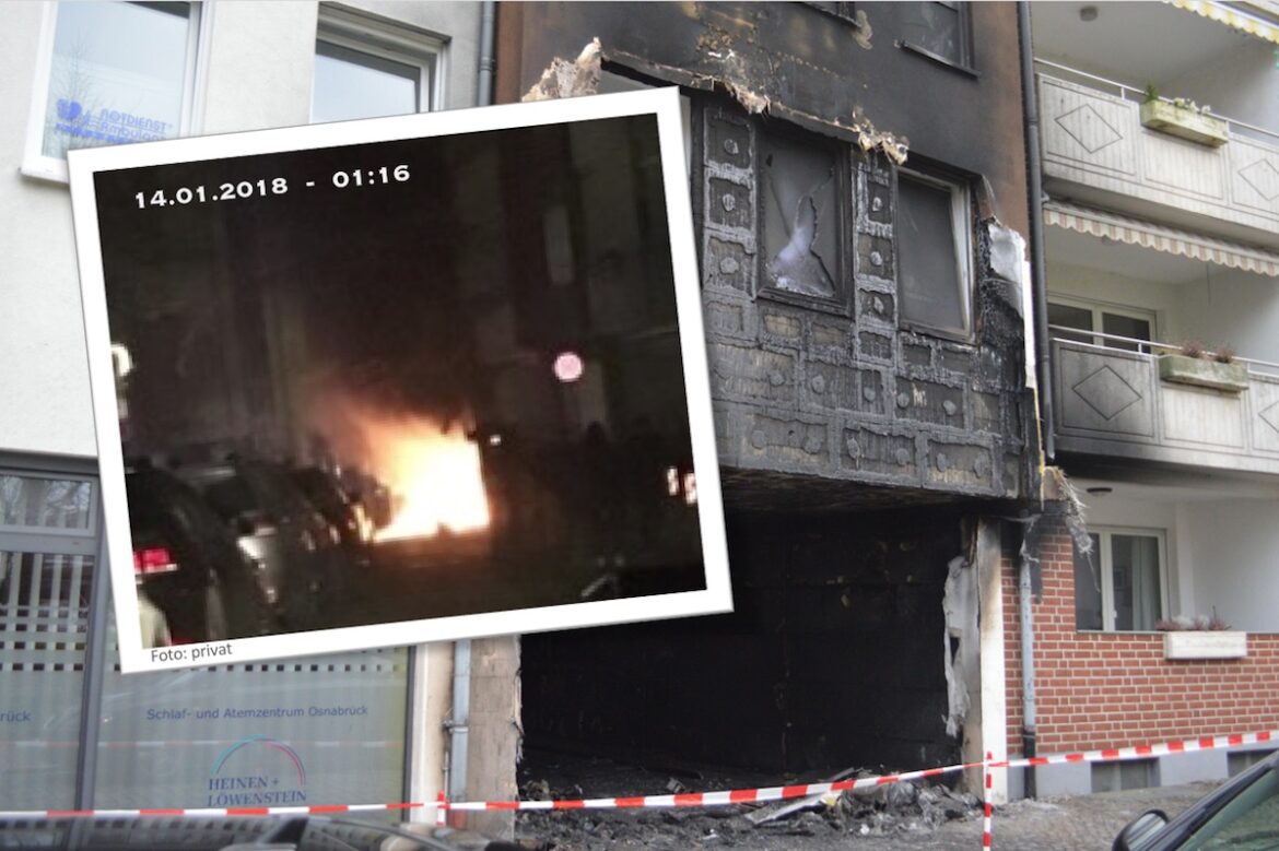 Feuer in der Bischofsstraße, Osnabrück,