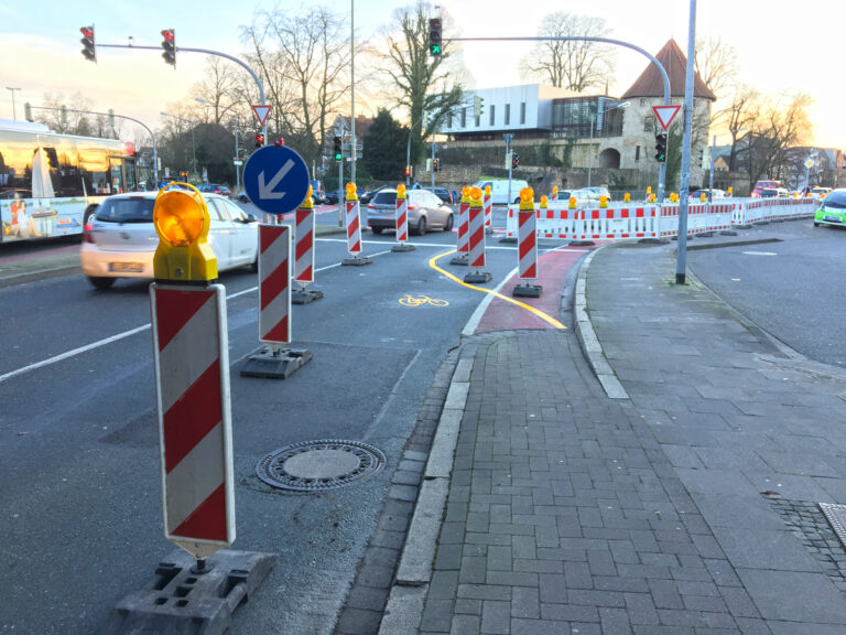 Baustelle am Hasetor, Osnabrück