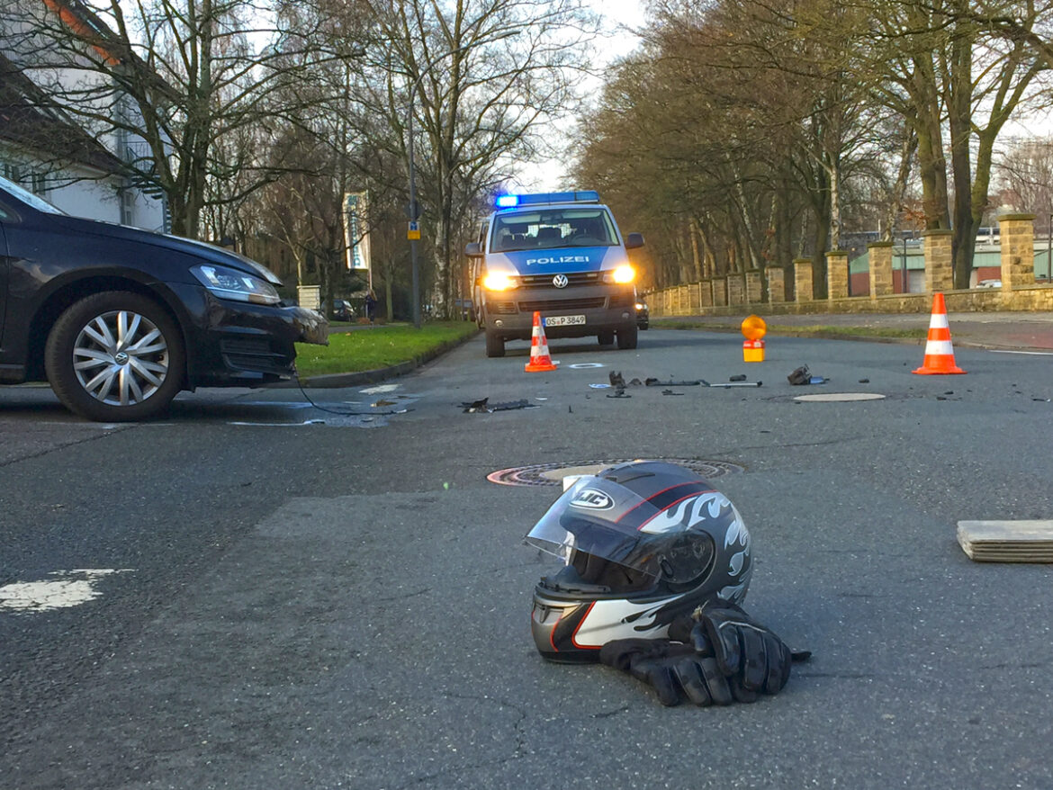 Sedanstraße Osnabrück, Motorradunfall