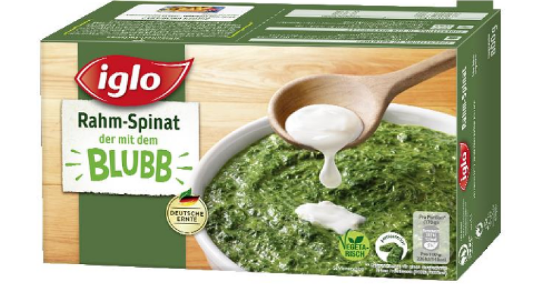 iglo, Rückruf, Rahmspinat, Charge, Handel, Datum, Blubb