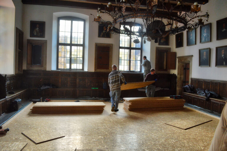 Baustelle Friedenssaal, Rathaus Osnabrück