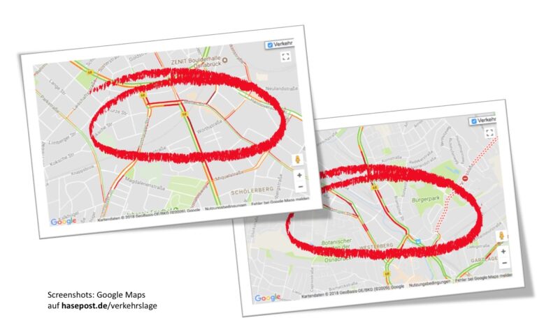 Osnabrück, Verkehr, Stau