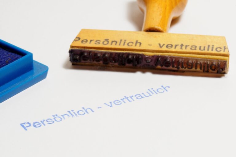 Persönlich vertraulich