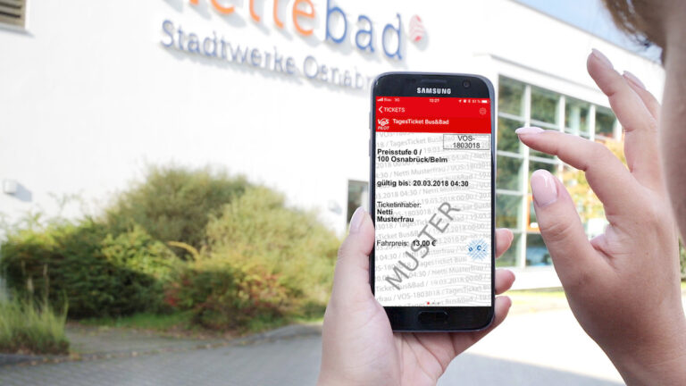 Osnabrück, Verkehr, Stadtwerke Osnabrück AG, Kombiticket, Nettebad, Schwimmbad, ÖPNV, Anreise, Kosten, Eintritt