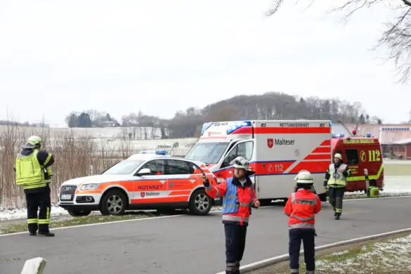 Unfall mit BUS und PKW - Alarmübung bei Bramsche (360°)