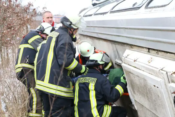 Unfall mit BUS und PKW - Alarmübung bei Bramsche (360°)