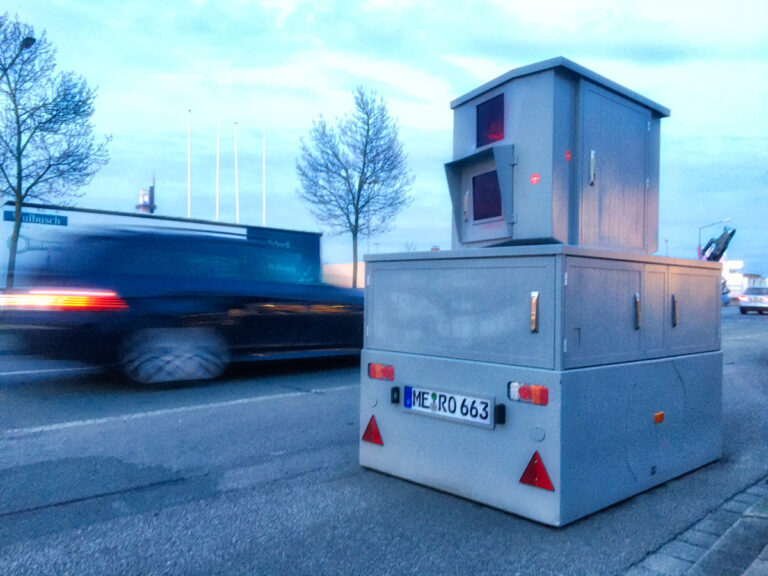 (Symbolbild) Mobiler Blitzer