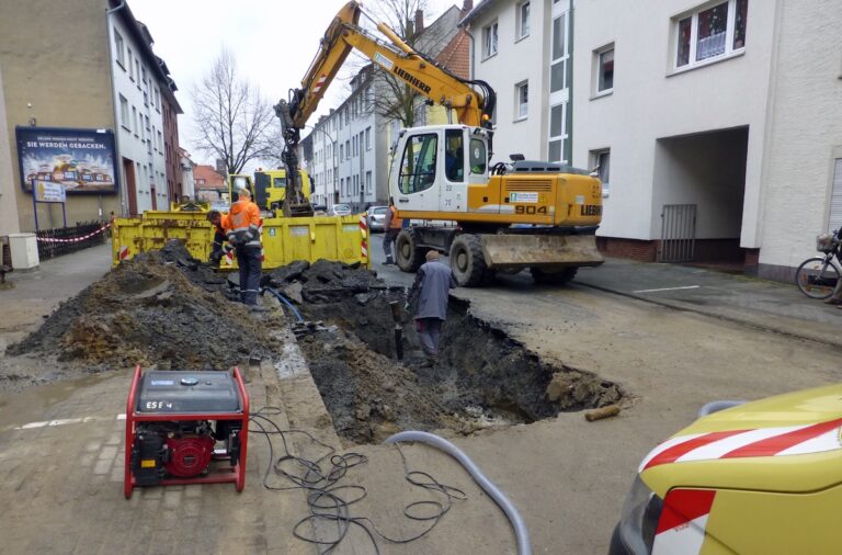 Wasserrohrbruch Osnabrück Schinkel
