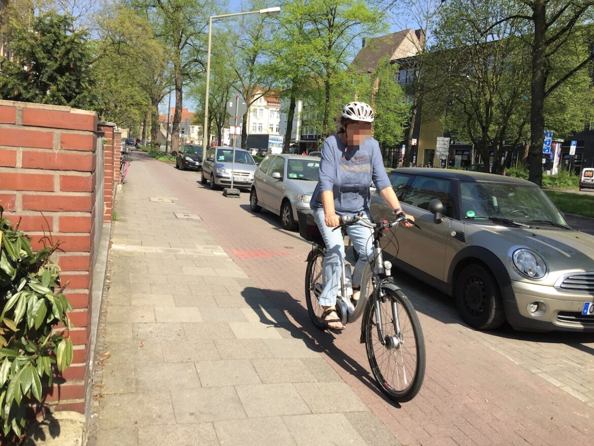 Fahrradweg am Heger-Tor-Wall