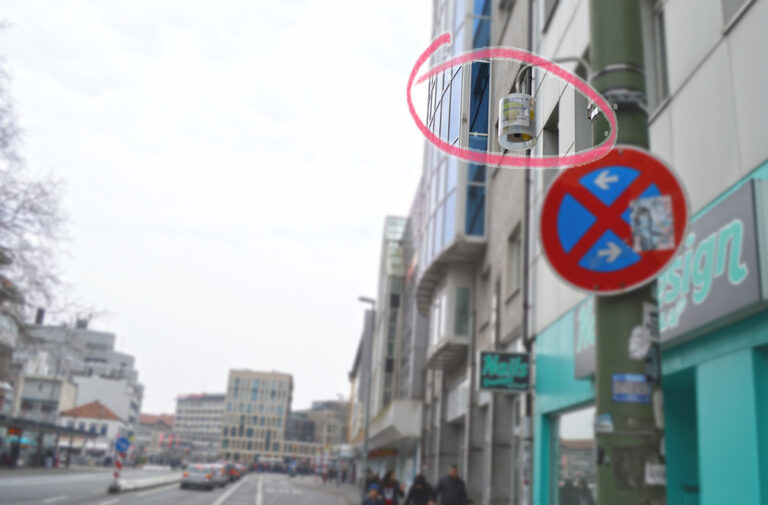 Passivsammler am Osnabrücker Neumarkt