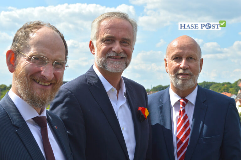 Christoph Hüls, Wolfgang Griesert und Dr. Stephan Rolfes, Stadtwerke Osnabrück AG