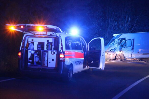 2018-07-29_Unfall-Zusammenstoss-Autobahn-A33-Osnabrueck-Harderberg_002 Schwerer Zusammenstoss in Autobahnauffahrt der A33 bei Osnabrück