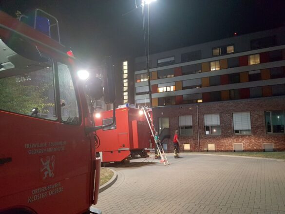 Brand im Franziskus-Hospital