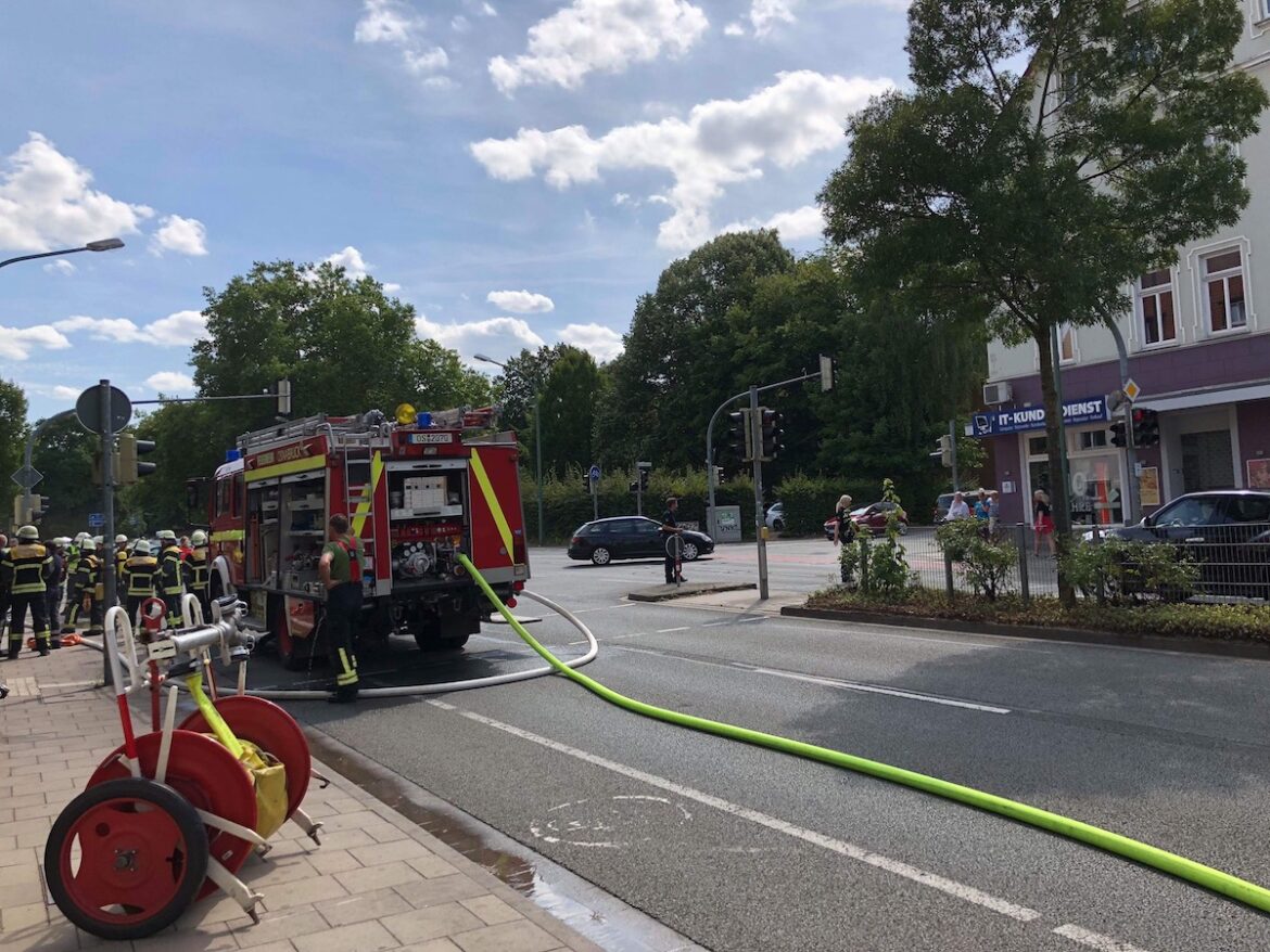 Feuerwehreinsatz Iburger Straße