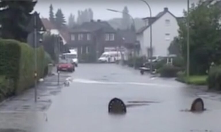 Hochwasser in Hellern