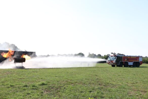 Notfallübung am Flughafen Münster/Osnabrück