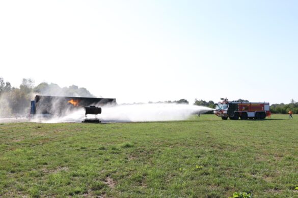 Notfallübung am Flughafen Münster/Osnabrück