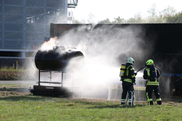 Notfallübung am Flughafen Münster/Osnabrück