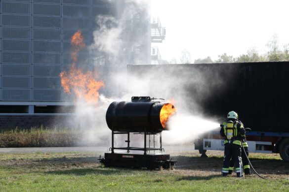 Notfallübung am Flughafen Münster/Osnabrück