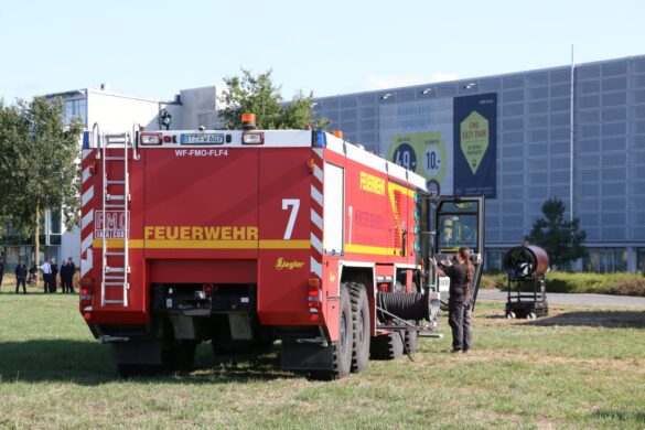 Notfallübung am Flughafen Münster/Osnabrück