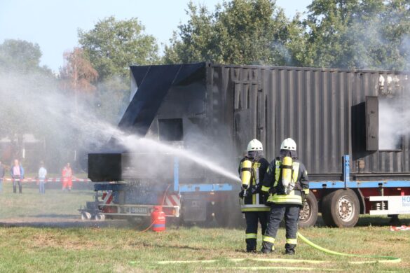 Notfallübung am Flughafen Münster/Osnabrück