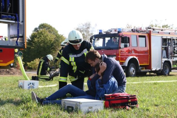 Notfallübung am Flughafen Münster/Osnabrück
