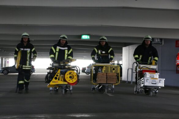 Notfallübung am Flughafen Münster/Osnabrück