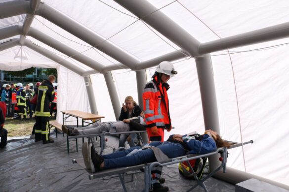 Notfallübung am Flughafen Münster/Osnabrück