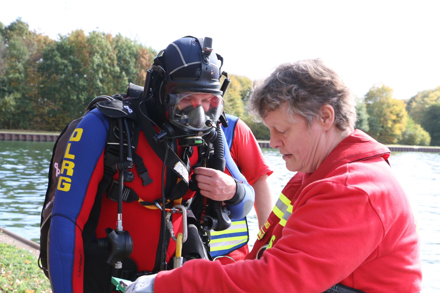 2018-09-29_Katastrophenschutz-Uebung-DLRG-Osnabrueck-Einsatzzug-Wasserrettung_012 Ganztägige Katastrophenschutzübung der DLRG im Landkreis Osnabrück