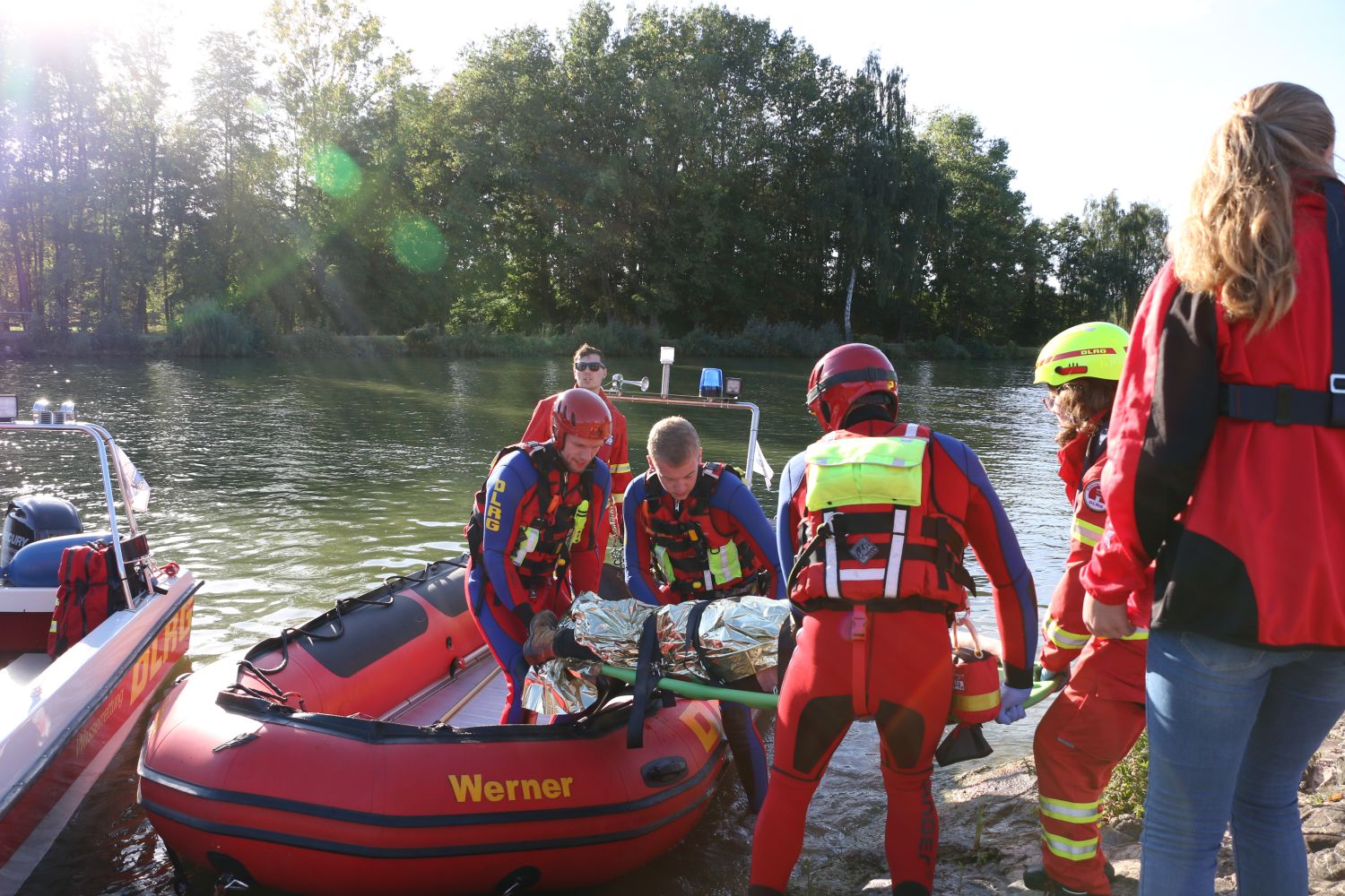 2018-09-29_Katastrophenschutz-Uebung-DLRG-Osnabrueck-Einsatzzug-Wasserrettung_061 Ganztägige Katastrophenschutzübung der DLRG im Landkreis Osnabrück