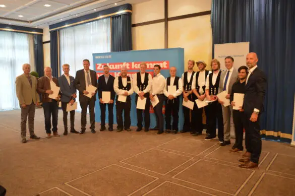 Innungssieger Straßenbau, Zimmerer, Muarer, Beton, Dachdecker, Steinmetz und Stahlbetonbauer Innungssieger 2018