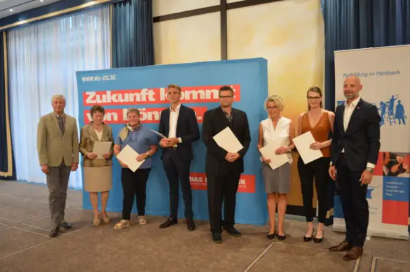 Konditoren, Fleischer, Friseurin, Fachverkäuferinnen Innungssieger und Innungssiegerinnen 2018