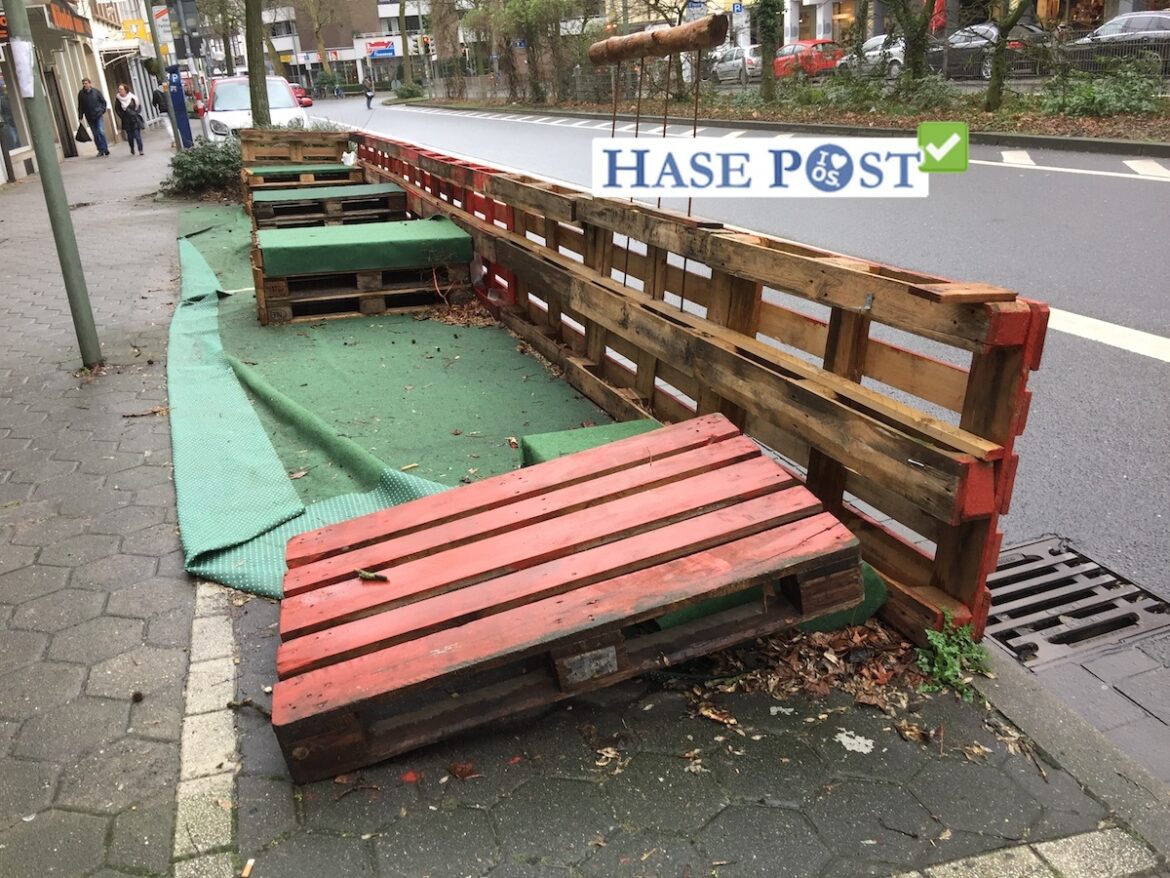 Parkplätze Dielingerstraße, Parklet