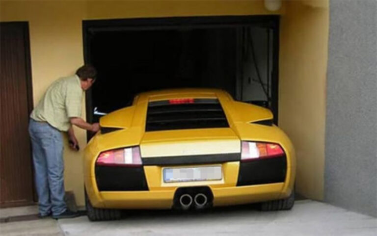 schmale Garage