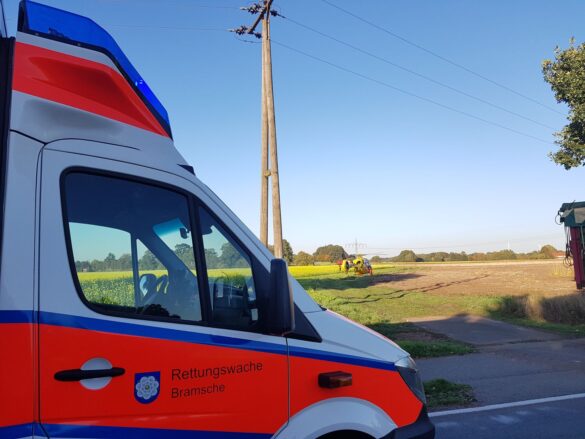 Schwere Motorradunfälle in Bramsche und Fürstenau im Landkreis Osnabrück