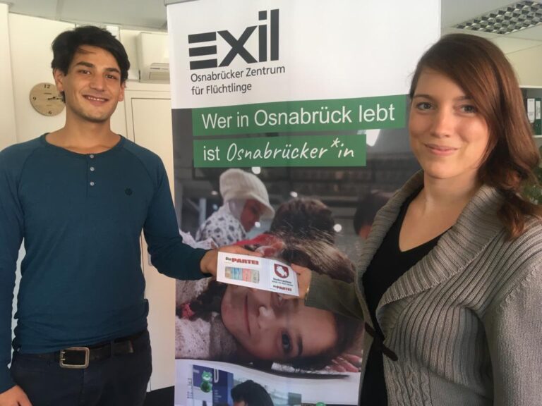 Michael Wille und Sara Höweler (Foto: Die Partei)