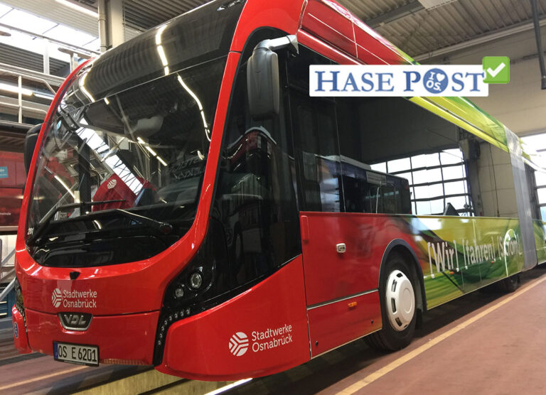 Elektrobus der Stadtwerke Osnabrück AG