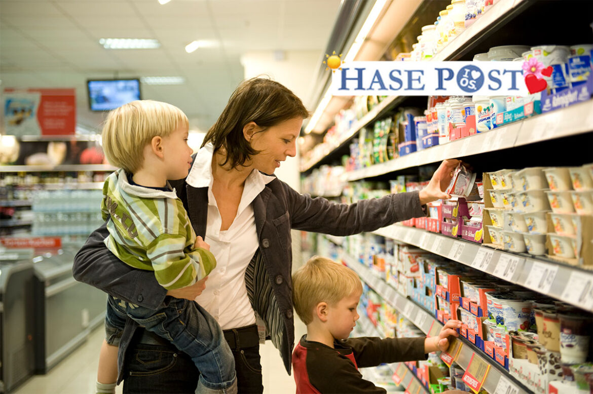 Einkauf im Supermarkt,