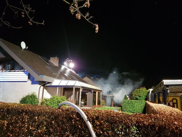 Feuer an zwei Wohnhäusern in Glandorf im Landkreis Osnabrück