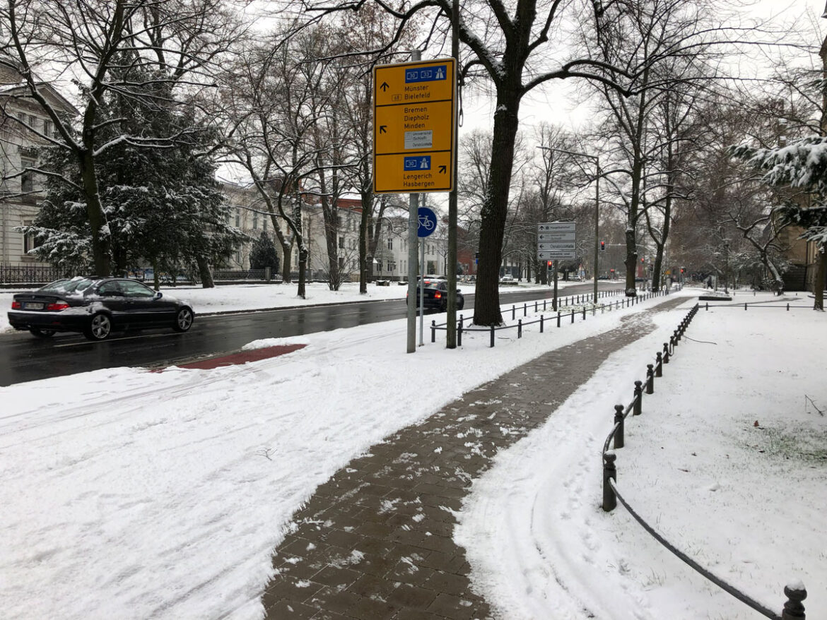 Winter am Wall in Osnabrück