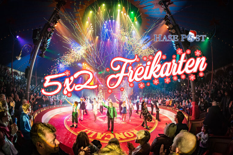 5x 2 Freikarten für den Roncalli Weihnachtscircus in Osnabrück (Gesamtstadt)